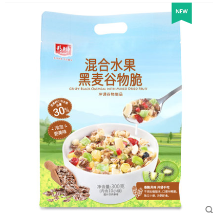 混合水果黑麦谷物脆燕麦片