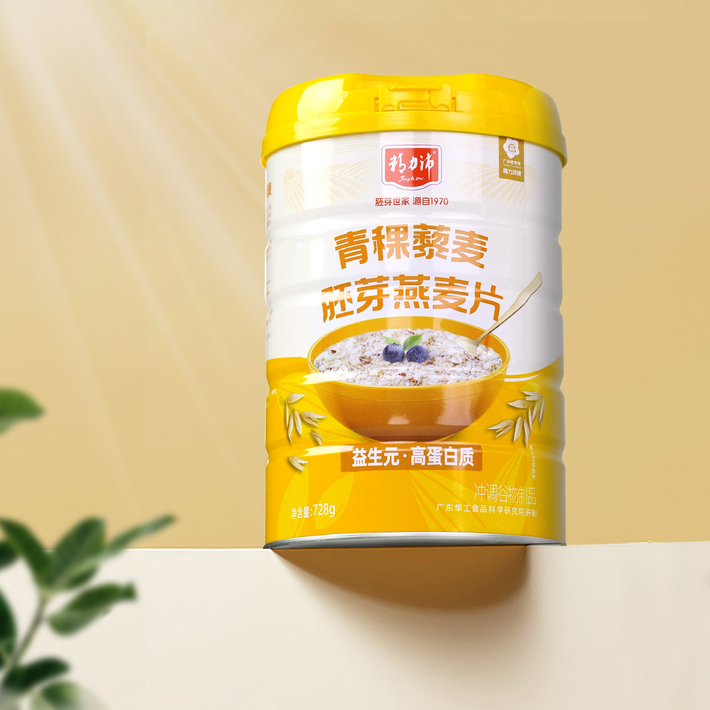 精力沛青稞藜麦胚芽燕麦片728g