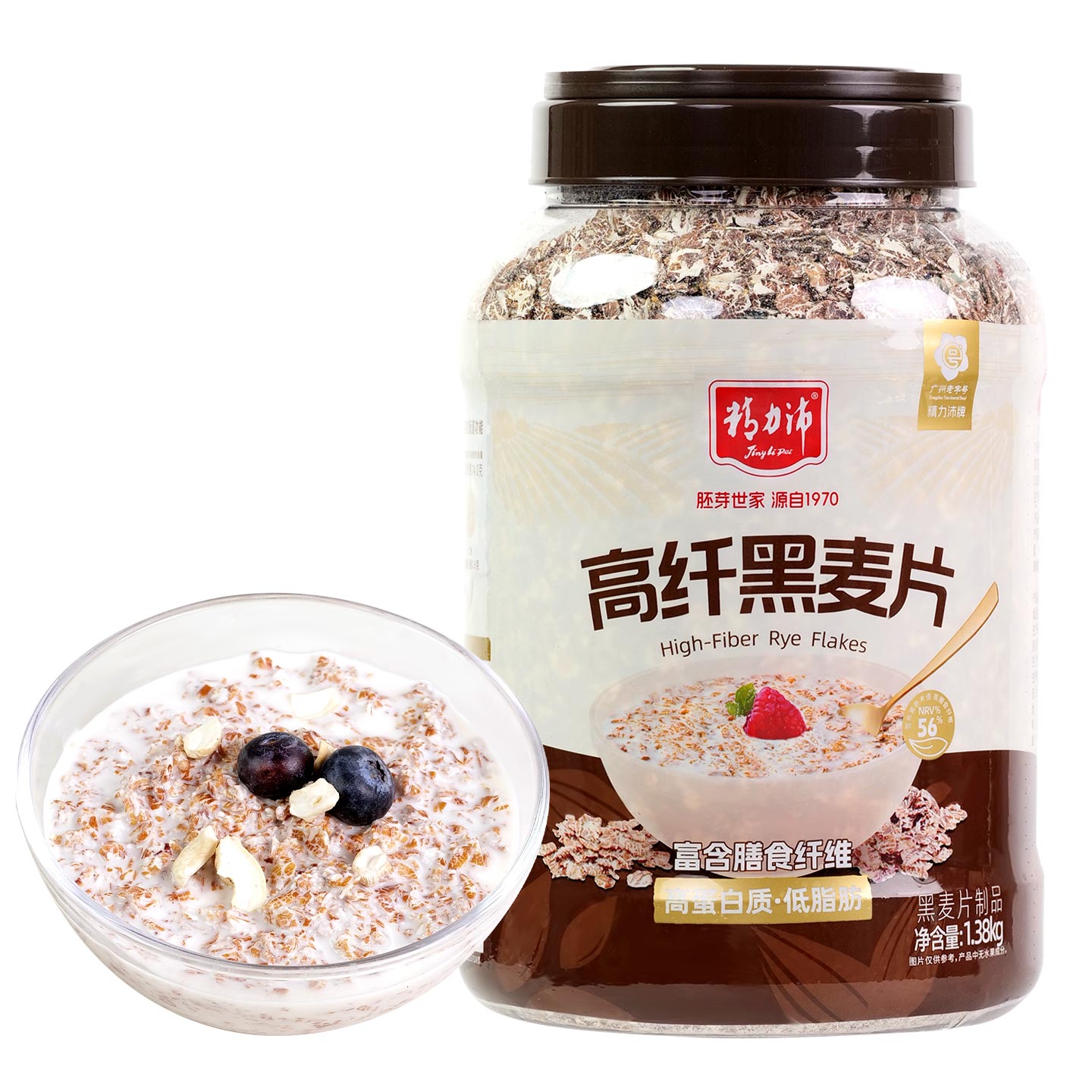 高纤黑麦片1.38kg