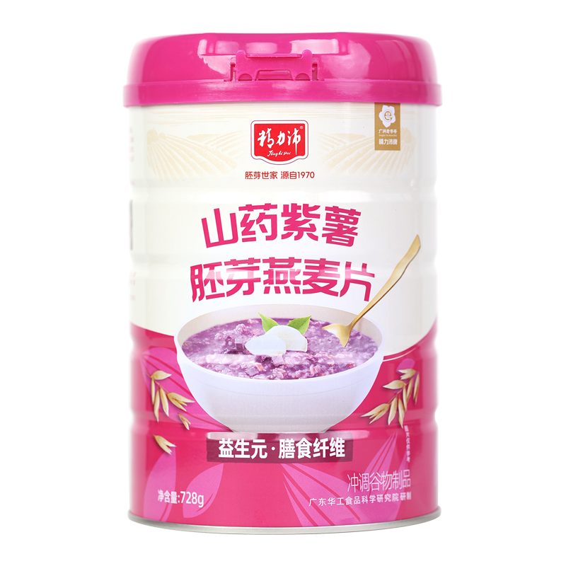 精力沛山药紫薯胚芽燕麦片728g