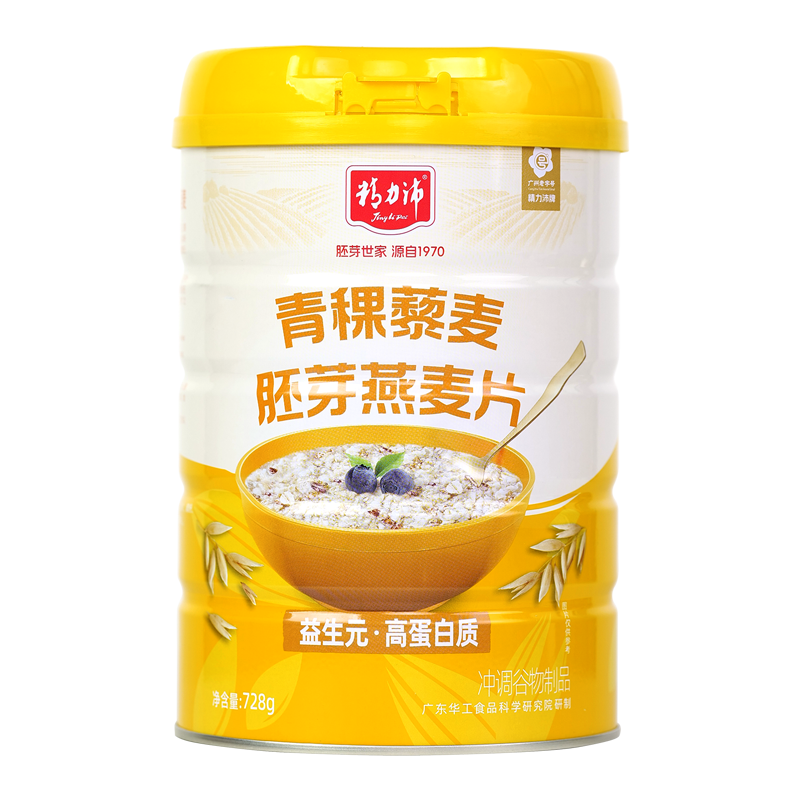 精力沛青稞藜麦胚芽燕麦片728g