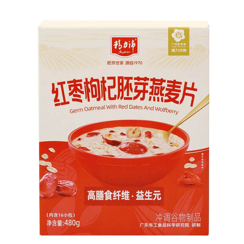 红枣枸杞胚芽燕麦片480g