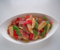 山药炒腊味的做法步骤13
